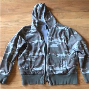 Old Navy Camo Zip Hoodie